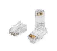 Сетевой коннектор разъем 8Р8С CAT5 (LAN Ethernet штекер витой пары RJ45)