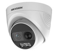 2Мп ColorVu Turbo HD з PIR та сиреной Hikvision DS-2CE72DFT-PIRXOF (3.6 мм)