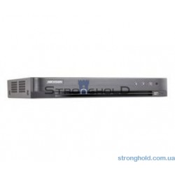 16-канальний Turbo HD відеореєстратор c підтримкою аудіо по коаксіалі Hikvision DS-7216HQHI-K1(S)+4audio+4alarm