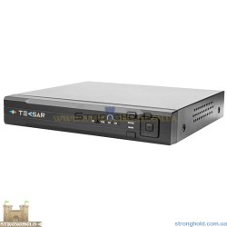 Гібридний відеореєстратор  16-канальний AHD Tecsar HDVR B162-4HD4P-H