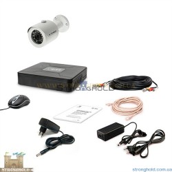 Комплект видеонаблюдения Tecsar AHD 1OUT-2M-AUDIO ("установи сам") без HDD