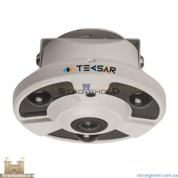 Відеокамера AHD купольна Tecsar AHDD-2Mp-10Fl-FE (fisheye) риб'яче око