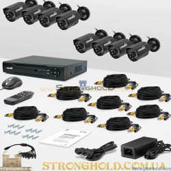 Комплект видеонаблюдения «установи сам» Страж Гарант 8У (УЛ-480К-8)