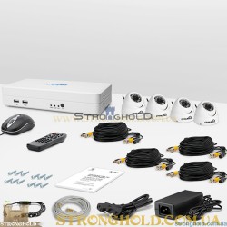 Комплект видеонаблюдения «установи сам» Страж Смарт-4 4К+ (КУ-700К-ИК-4)