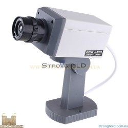 Муляж камеры наблюдения (корпусная видеокамера пустышка) Обманка + Движение CCTV Dummy IN-1